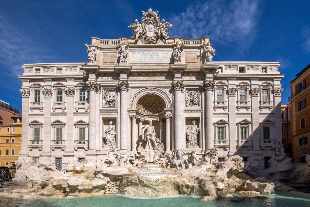 Trevi Ab Aeterno - Amazing View Of The Trevi Fountain Appartement Rome Buitenkant foto