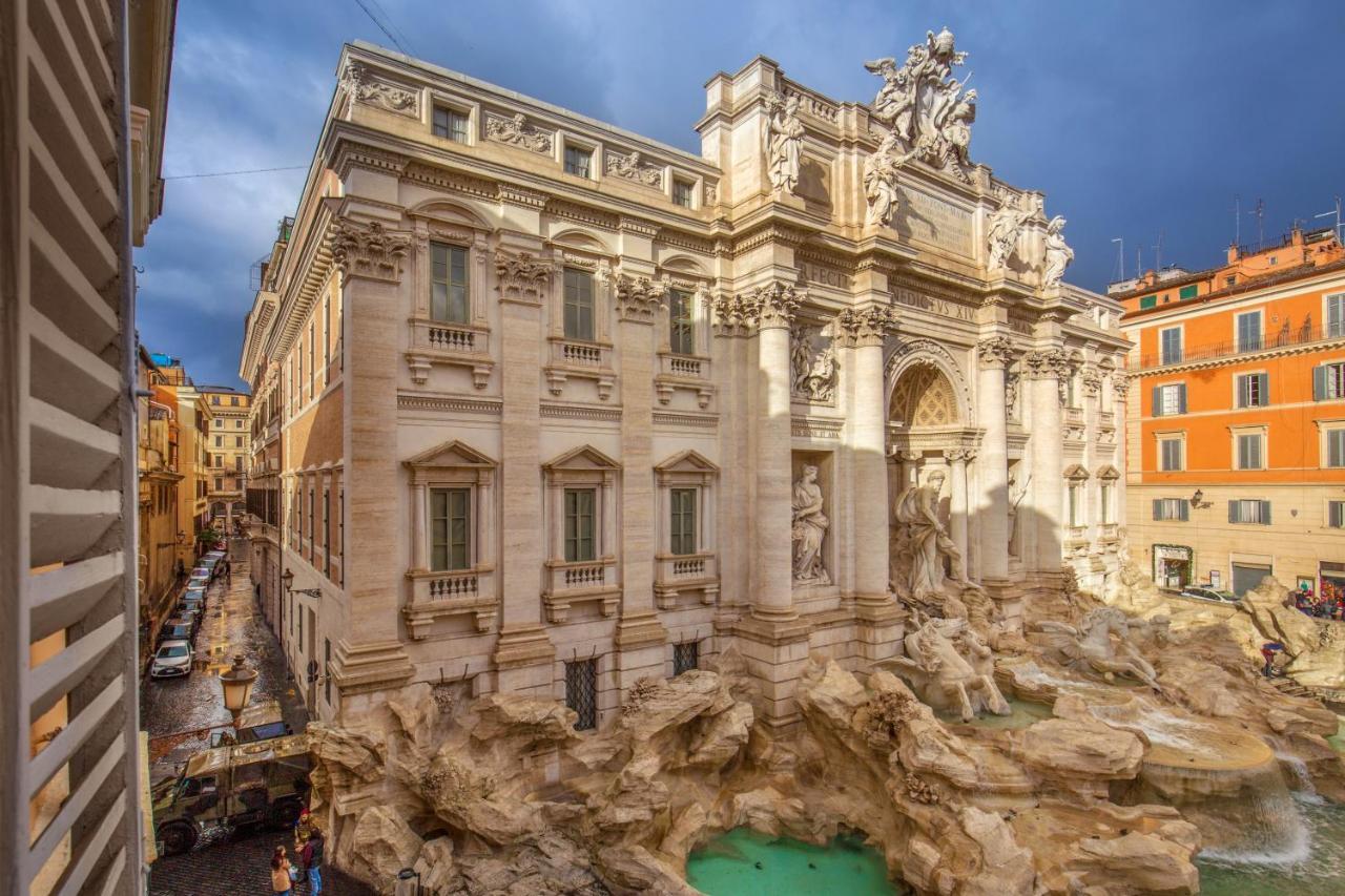 Trevi Ab Aeterno - Amazing View Of The Trevi Fountain Appartement Rome Buitenkant foto