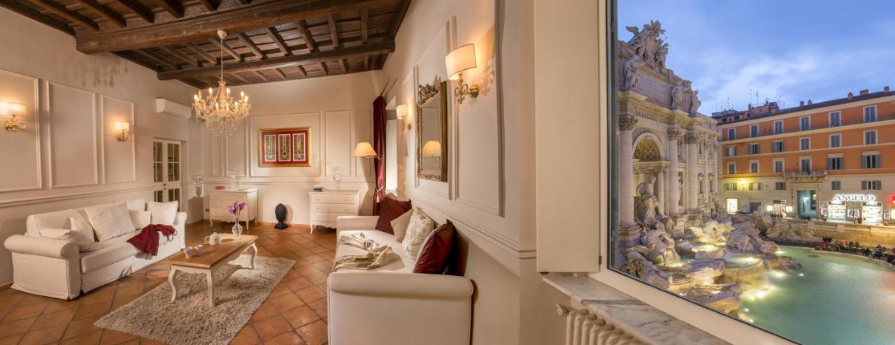 Trevi Ab Aeterno - Amazing View Of The Trevi Fountain Appartement Rome Buitenkant foto