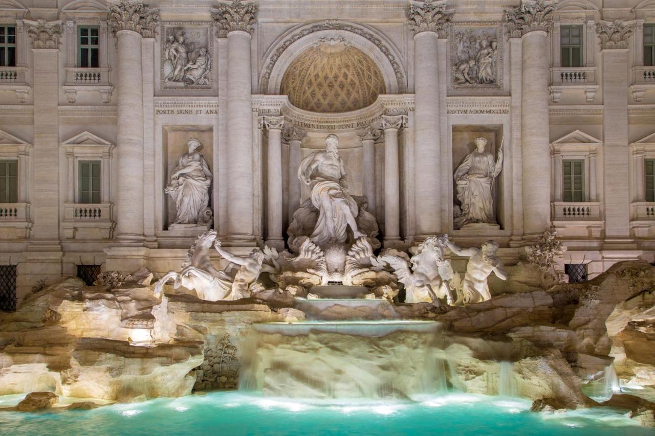 Trevi Ab Aeterno - Amazing View Of The Trevi Fountain Appartement Rome Buitenkant foto